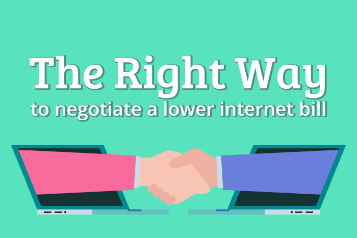 Negotiating a lower internet bill - featured image